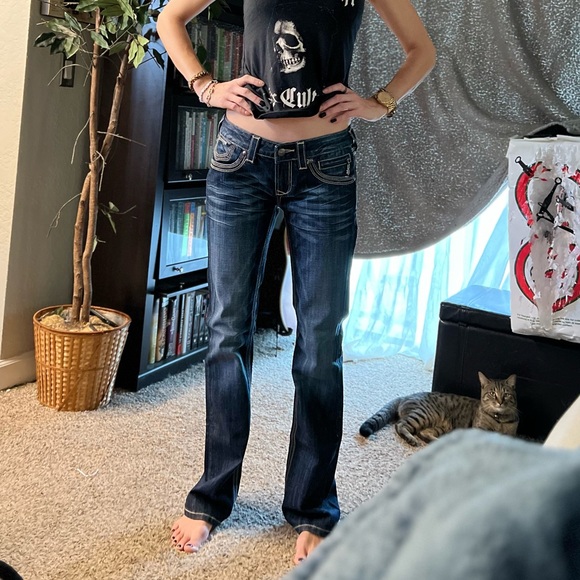 Barely Boot 4R Express, Rerock jeans classics! Sexy butt lift jeans! Not kidding - Picture 1 of 11